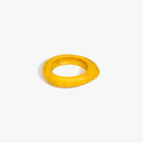Dinosaur Designs Small Rock Bangle in Honeycomb color resin with Wide Fit
