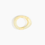 Dinosaur Designs Small Rock Bangle in Lemon color resin with Wide Fit