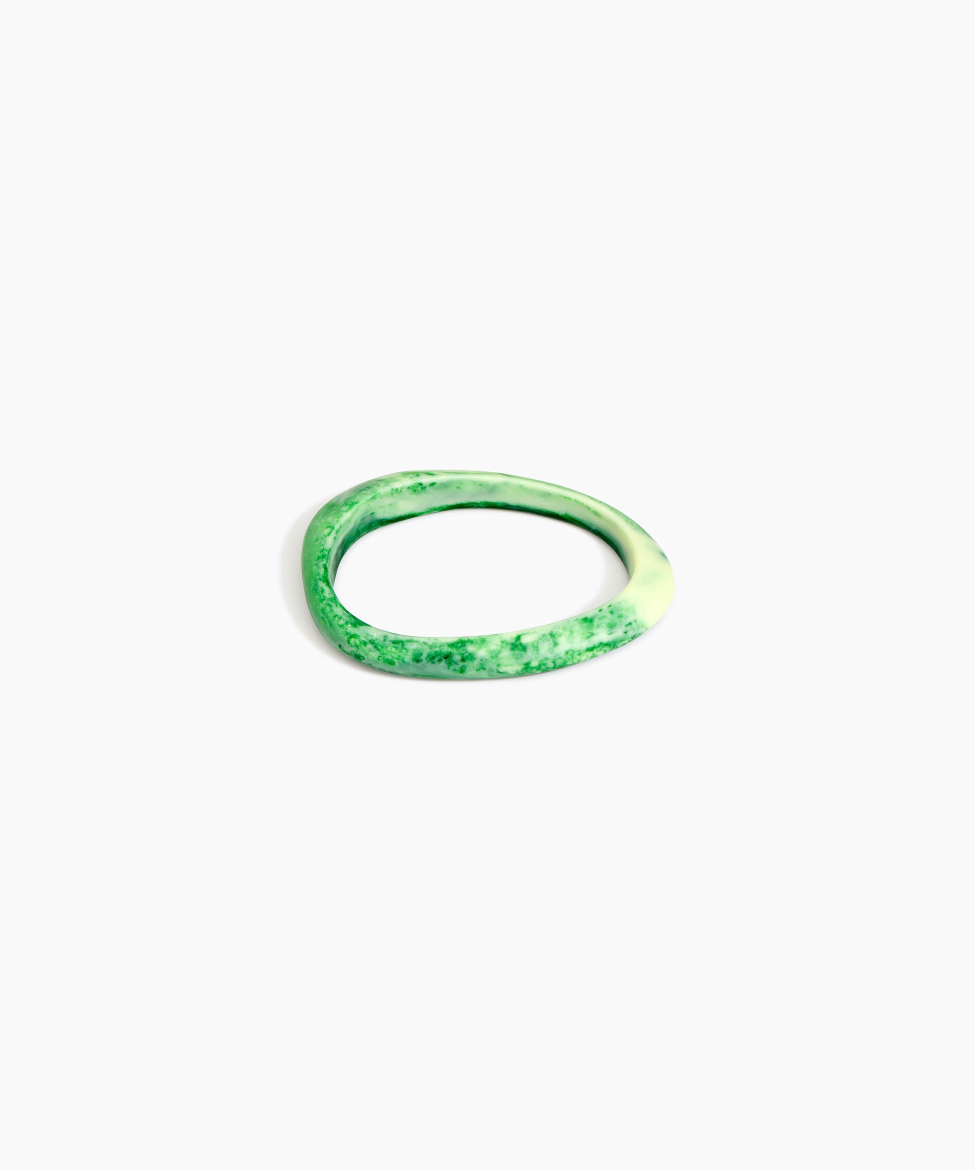 Dinosaur Designs SBRCKWBN rock wishbone bangle GRASS