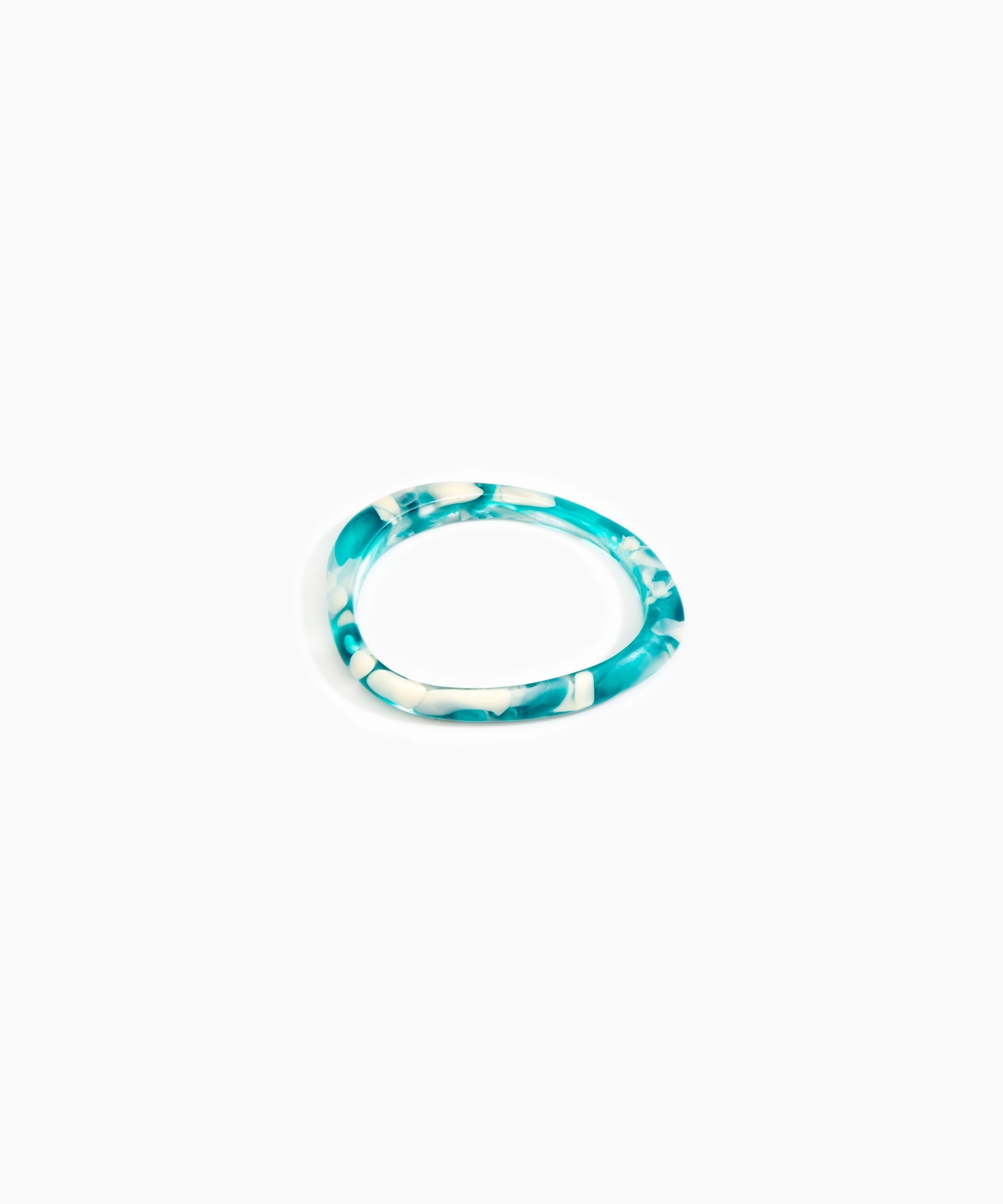 Dinosaur Designs SBRCKWBN rock wishbone bangle LAGOON