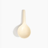 Dinosaur Designs Large Round Spoon in Cream color resin