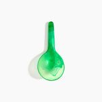 Dinosaur Designs Large Round Spoon in Leaf color resin