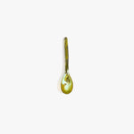 Dinosaur Designs Stone Spoon in Malachite color resin