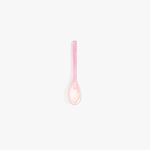 Dinosaur Designs Stone Spoon in Shell Pink color resin