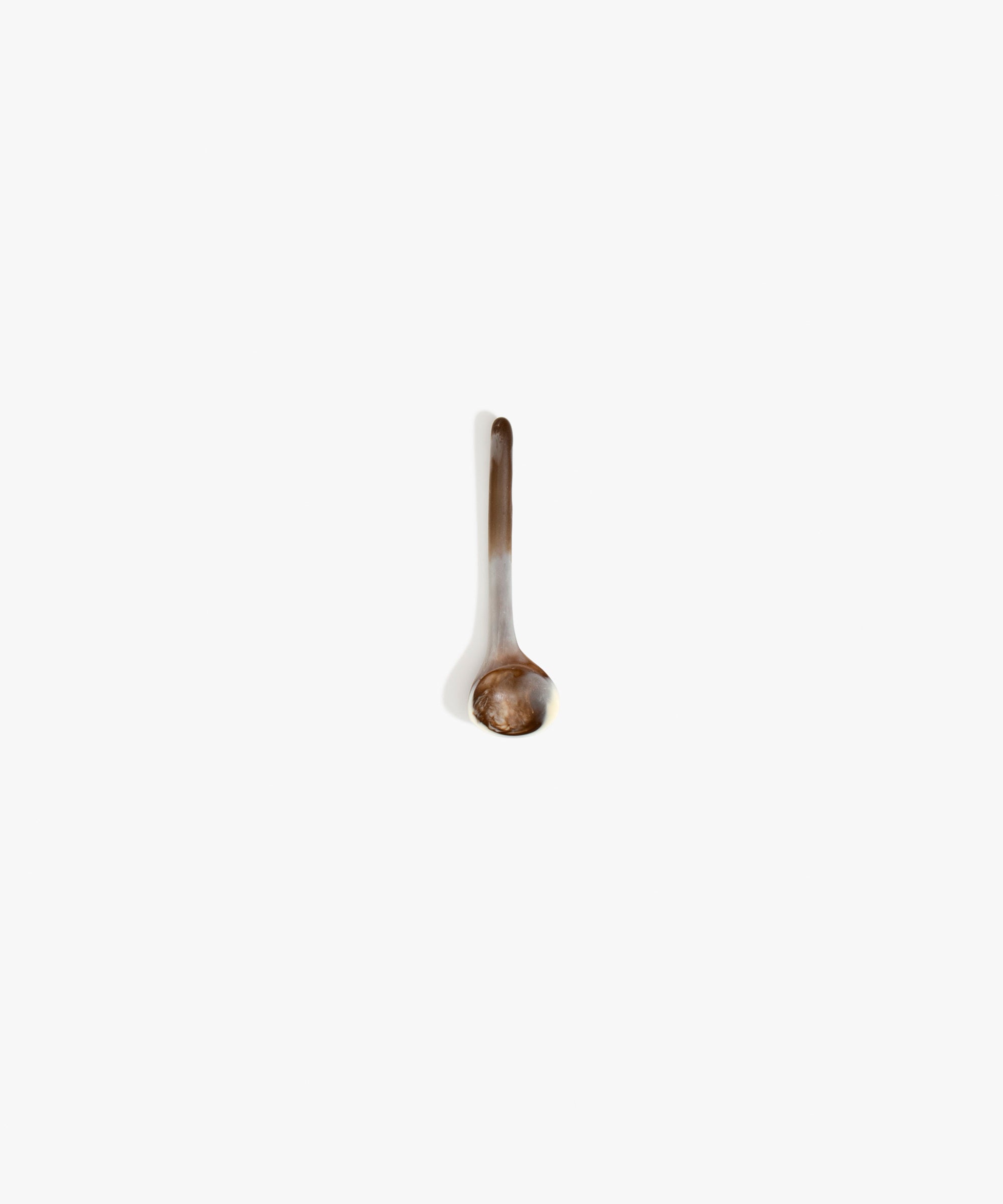 Dinosaur Designs Temple Spoon in Cappuccino color resin
