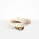 Dinosaur Designs Temple Cake Stand in Cappuccino color resin