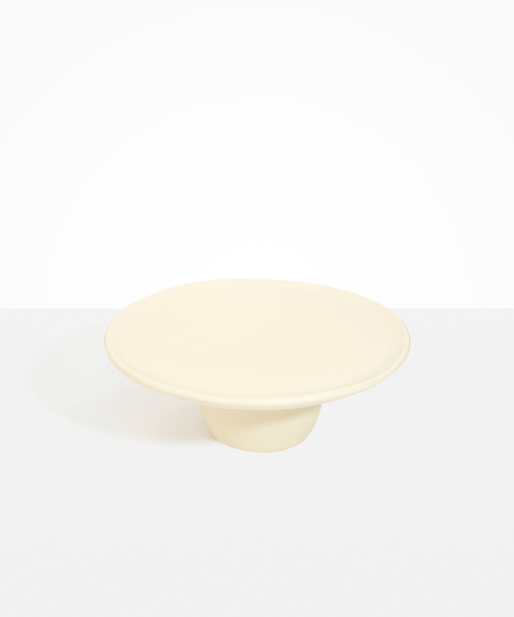 Dinosaur Designs Temple Cake Stand in Cream color resin