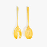 Dinosaur Designs Long Stone Servers in Pollen color resin
