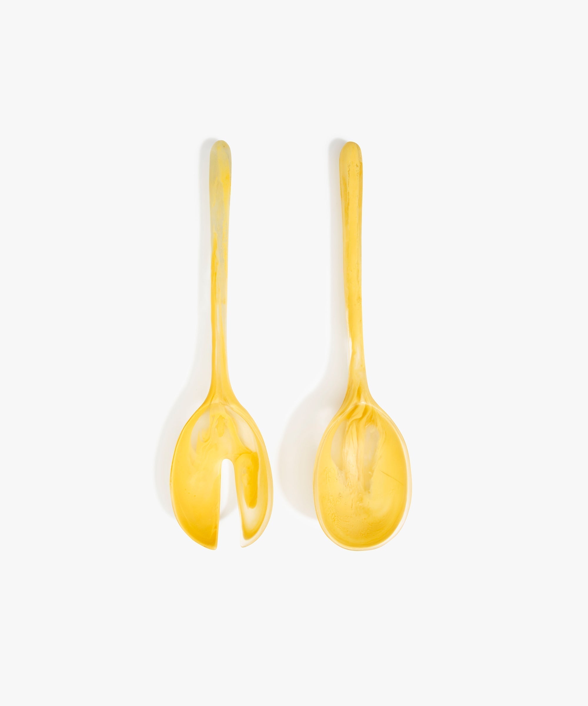 Dinosaur Designs Long Stone Servers in Pollen color resin