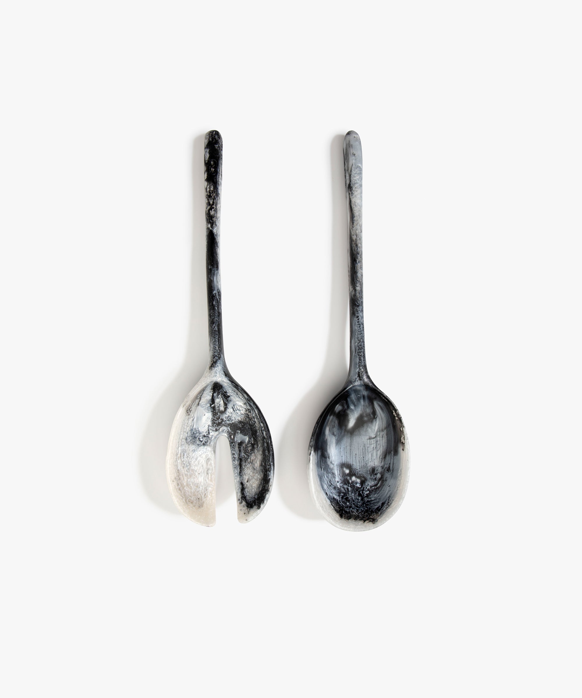 Dinosaur Designs Long Stone Servers in Slate color resin