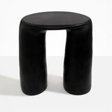 Dinosaur Designs Rock Tower Table in Black color resin