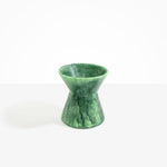 Dinosaur Designs Medium Bow Vase in Moss color resin