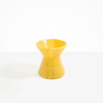 Dinosaur Designs Medium Bow Vase in Pollen color resin