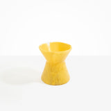 Dinosaur Designs Medium Bow Vase in Pollen color resin