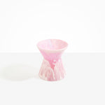 Dinosaur Designs Medium Bow Vase in Shell Pink color resin