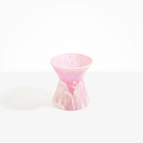 Dinosaur Designs Medium Bow Vase in Shell Pink color resin