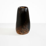 Dinosaur Designs Grand Pebble Vase in Dark Horn color resin