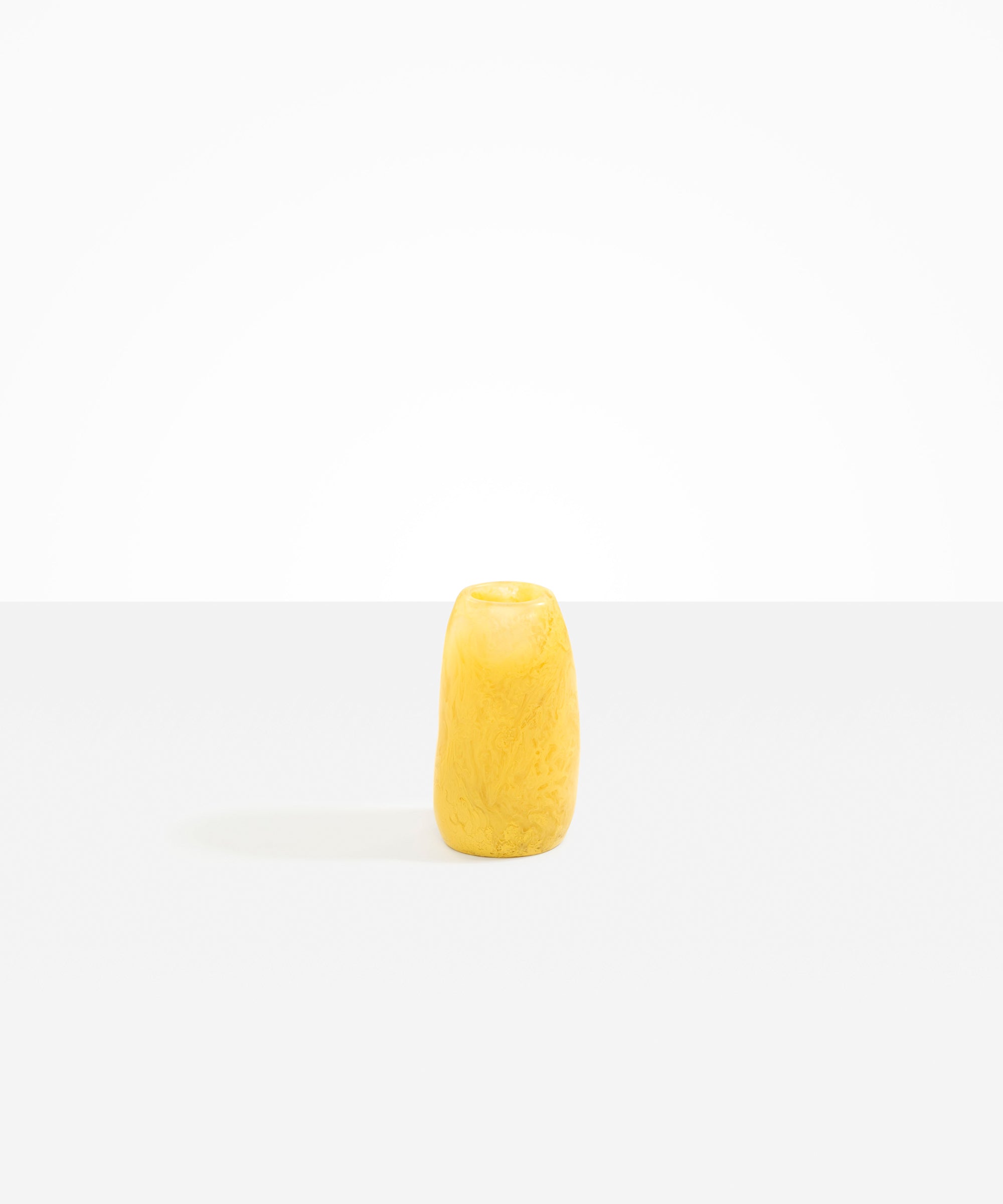 Dinosaur Designs Small Pebble Vase in Pollen color resin