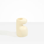 Dinosaur Designs Mungbean Vase in Cream color resin