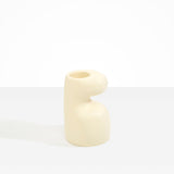 Dinosaur Designs Mungbean Vase in Cream color resin