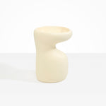 Dinosaur Designs Large Sprout Vase in Cream color resin
