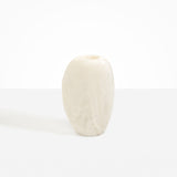 Dinosaur Designs Bold Skipping Stone Vase in Chalk Swirl color resin