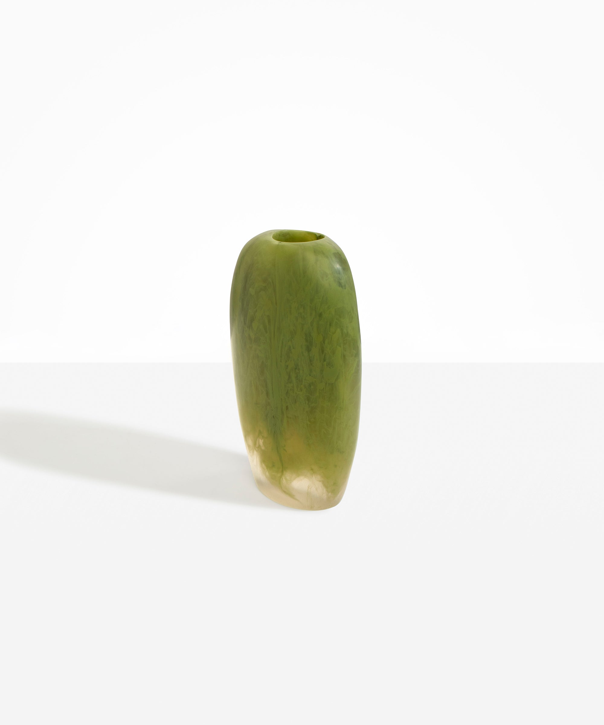 Dinosaur Designs VASSSBOLD bold skipping stone vase OLIVE