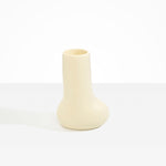 Dinosaur Designs Medium Stem Vase in Cream color resin