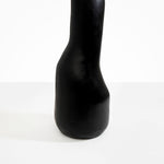 Dinosaur Designs Tall Studio Vase in Black color resin
