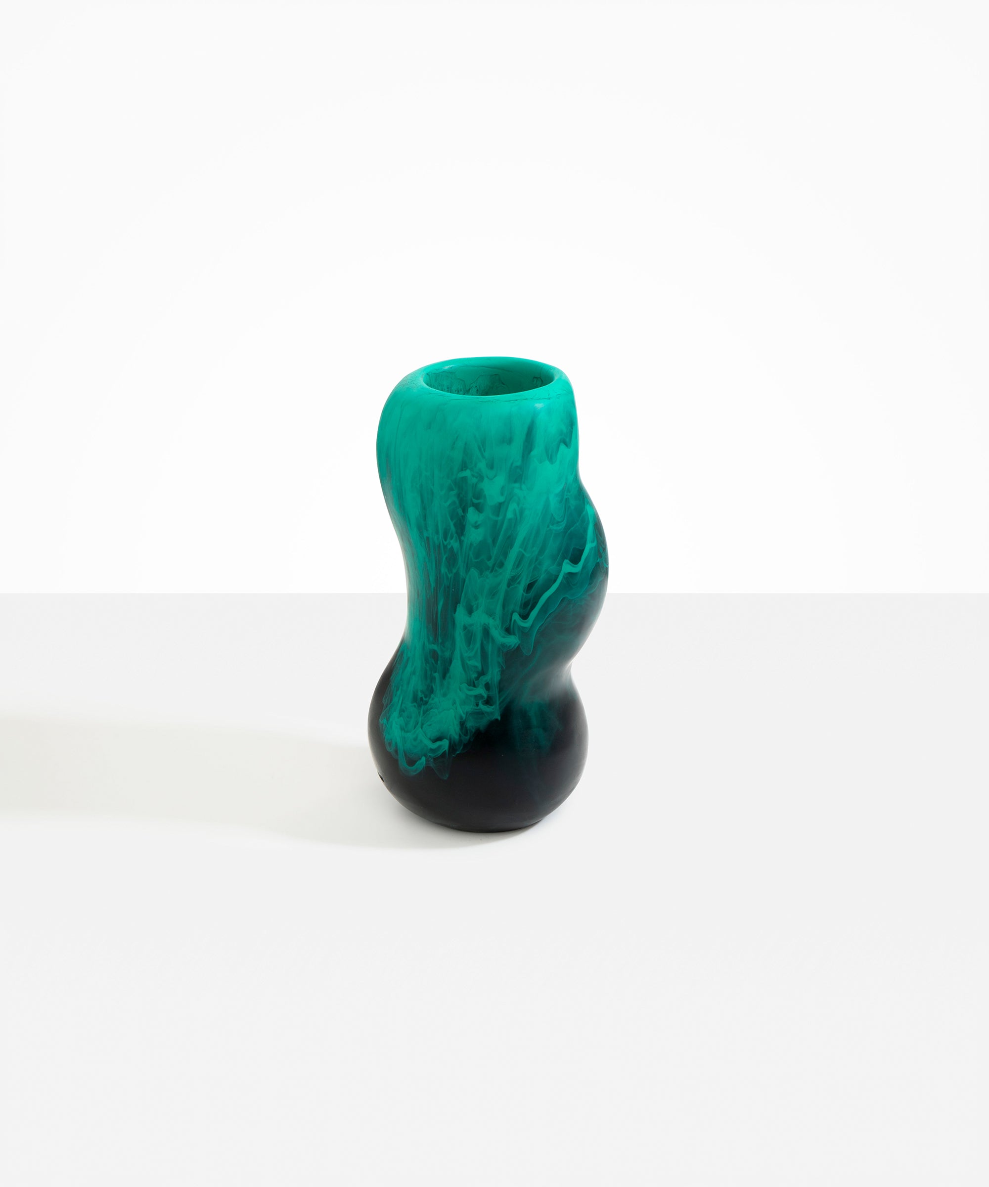 Dinosaur Designs Medium Valley Vase in Mineral Swirl color resin