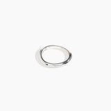 Dinosaur Designs Rock Wishbone Bangle in Silver-Plated Brass Material