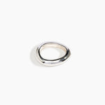 Dinosaur Designs Small Rock Bangle in Silver-Plated Brass Material..