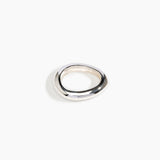 Dinosaur Designs Small Rock Bangle in Silver-Plated Brass Material..