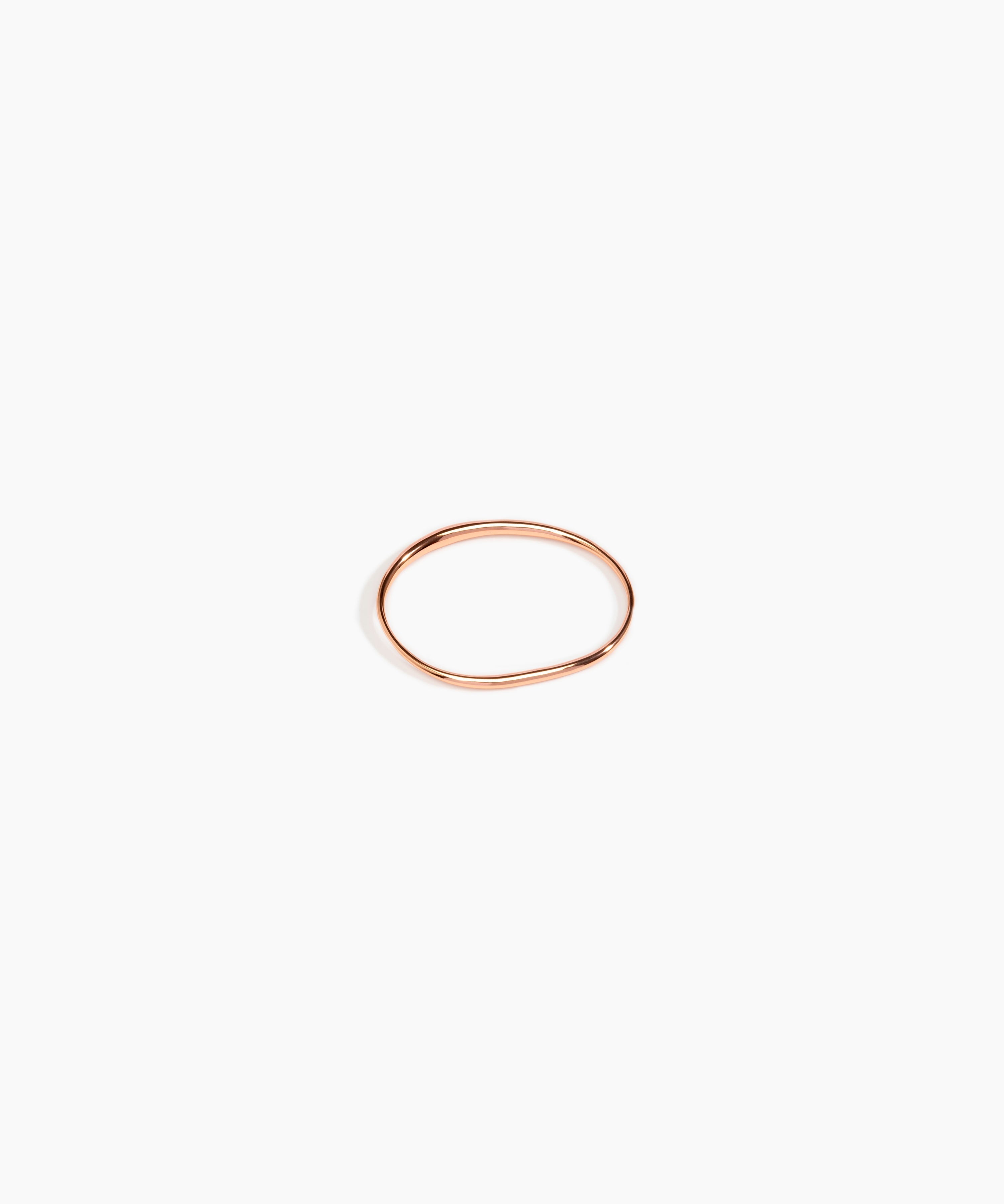 Dinosaur Designs Pebble Bangle in Copper-Plated Brass Material.