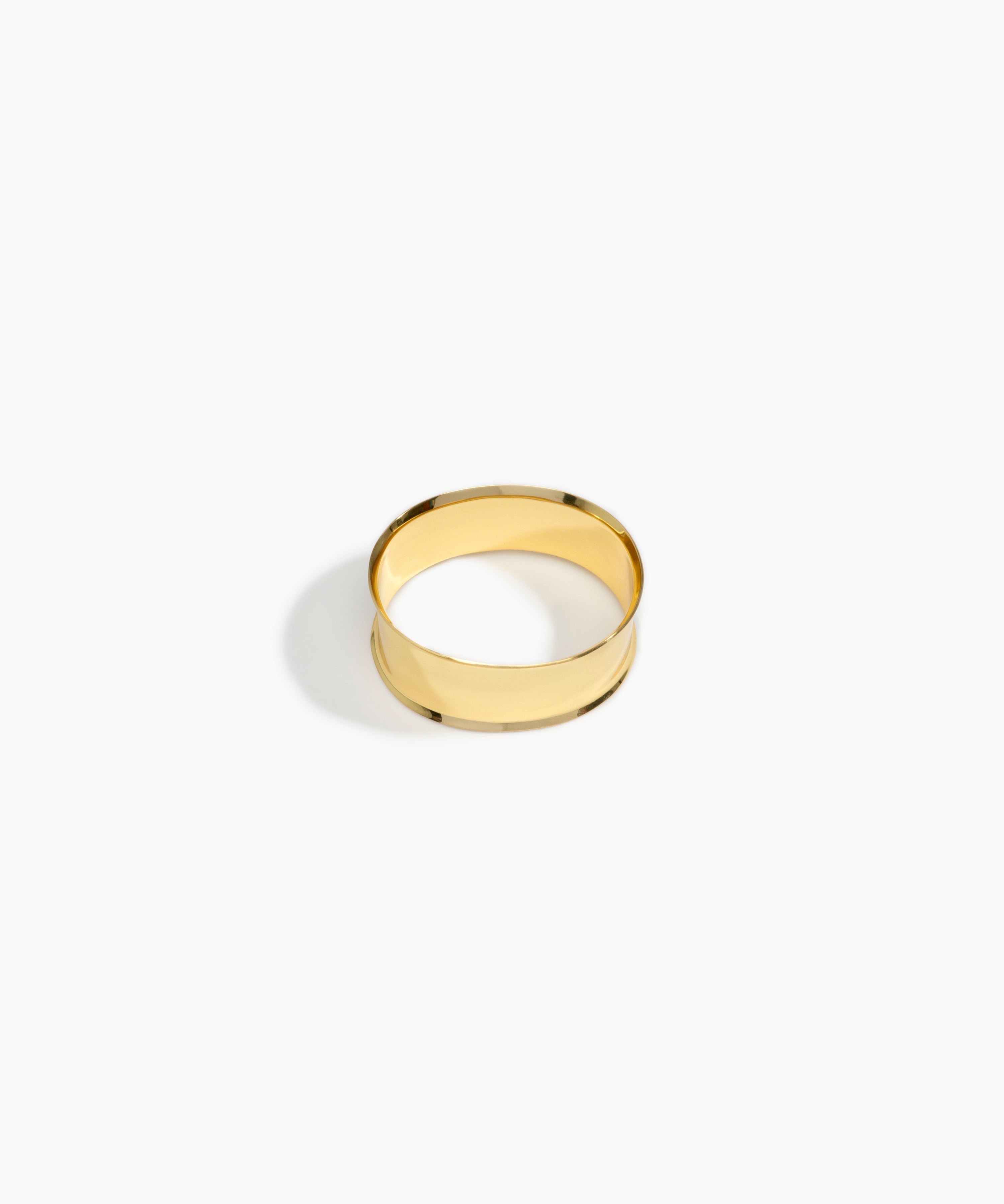 LO Collections x ALEX AND TRAHANAS Medium Voyage Bangle in Nano-Coated Brass Material....