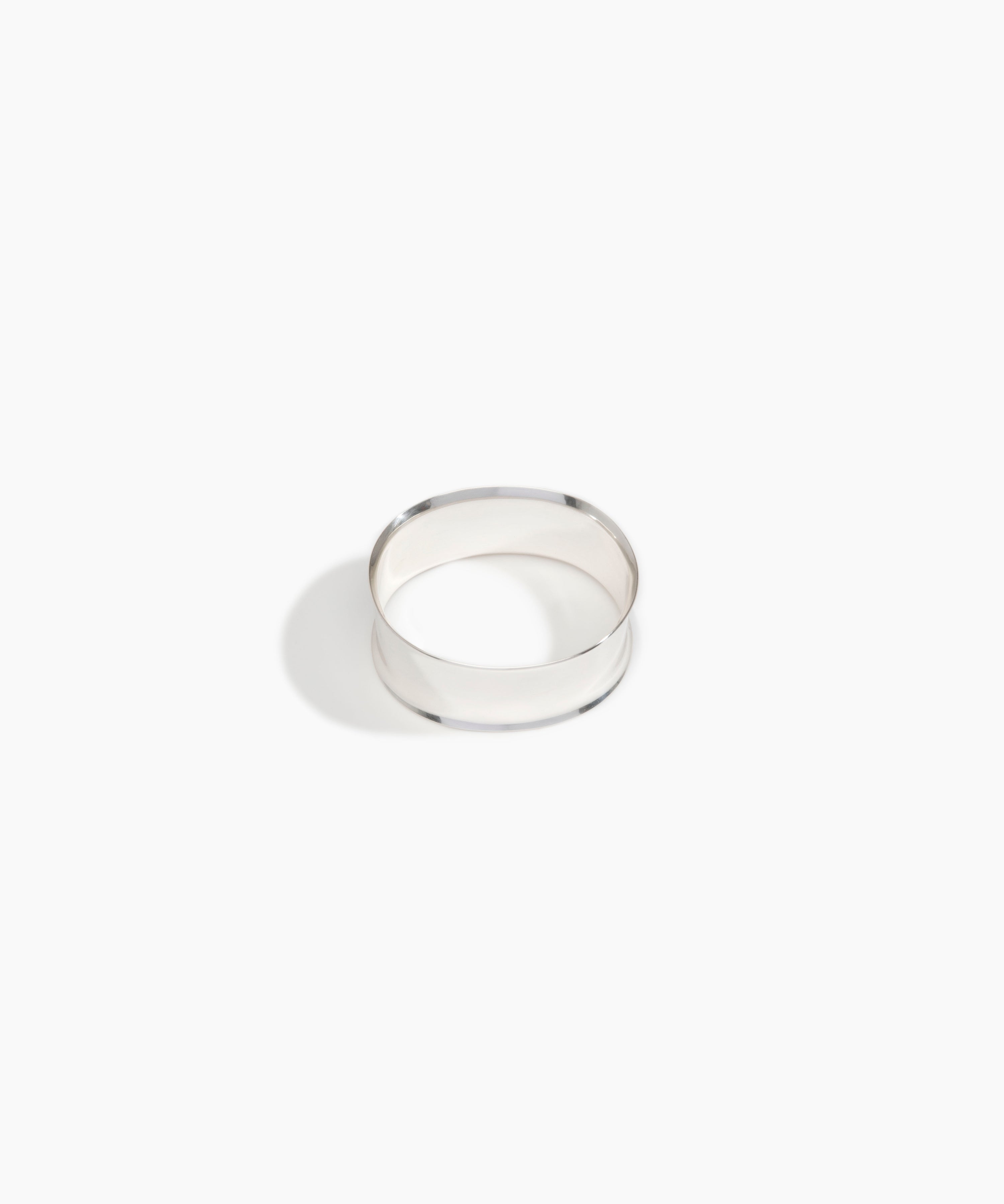 LO Collections x ALEX AND TRAHANAS Medium Voyage Bangle in Silver-Plated Brass Material....
