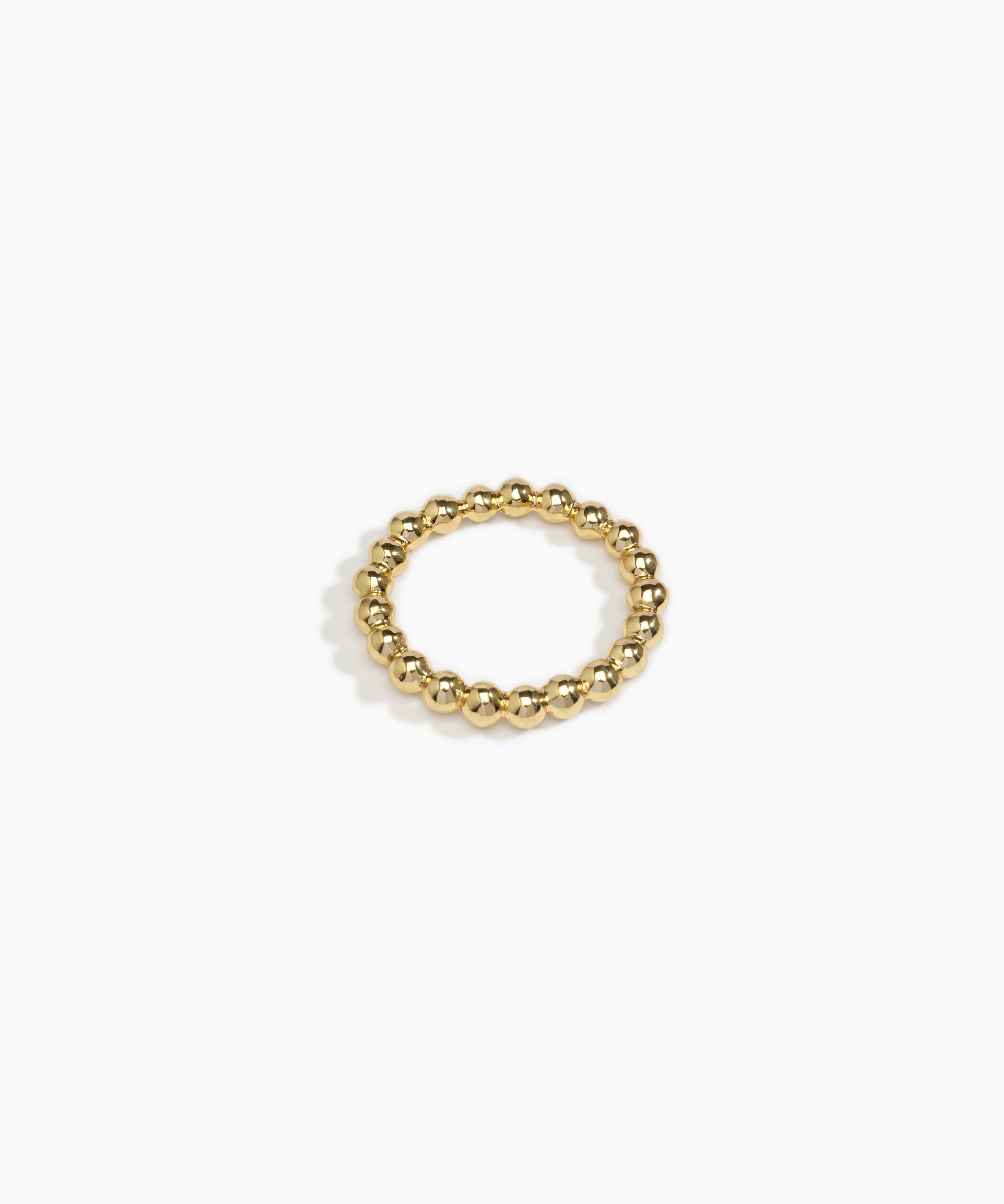 LO Collections Ball Bangle in Nano-Coated Brass Material.