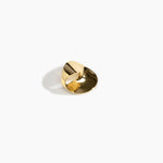 LO Collections Small Infinity Ring in Nano-Coated Brass Material