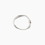 LO Collections Liquid Bangle in 925 Sterling Silver Material..
