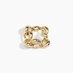 LO Collections Cocoon Bracelet in Nano-Coated Brass Material.