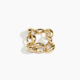 LO Collections Cocoon Bracelet in Nano-Coated Brass Material..