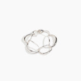 LO Collections Liquid Chain Bracelet in 925 Sterling Silver Material resin with Wide Fit..