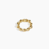 LO Collections Hug Chain Bracelet Necklaces in Nano-Coated Brass Material with Regular Fit