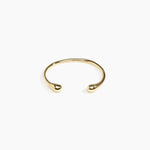 Dinosaur Designs Sprout Bangle in Nano-Coated Brass Material.