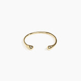 Dinosaur Designs Sprout Bangle in Nano-Coated Brass Material.