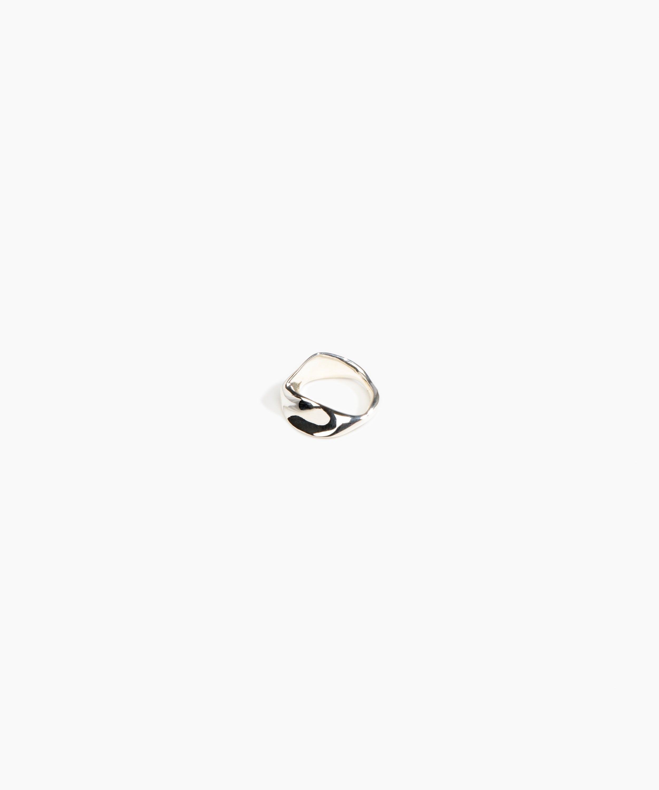 LO Collections Liquid Twist Ring in 925 Sterling Silver Material..