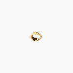 LO Collections Liquid Twist Ring in 24k Gold-Plated Brass Material