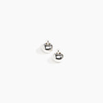 LO Collections x ALEX AND TRAHANAS Marella Hoop Earrings in Silver-Plated Brass Material..