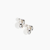 LO Collections x ALEX AND TRAHANAS Double-Linked Chifferi Hoop Earrings in Silver-Plated Brass Material..