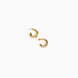 LO Collections Large Liquid Loop Earrings in Nano-Coated Brass Material...
